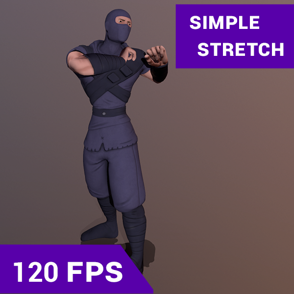 Mocap Animation Simple Stretch